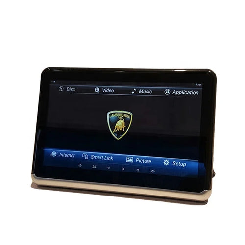 Fizinis virtualus mygtukas 10,1 colio „Android“ monitorius Nešiojamas automobilio galvos atramos DVD grotuvas Automobilio galvos atramos monitorius universaliam automobiliui