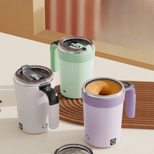 Išmanus temperatūros valdymas, magnetinis automatinis maišymo puodelis, elektrinis nešiojamas kavos puodelis, purtyklė, butelis, fitneso izoliuotas indelis