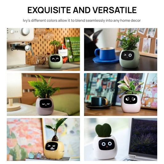 AI Smart Planter Robot – Interactive Plant Pot with Light & Humidity Sensors