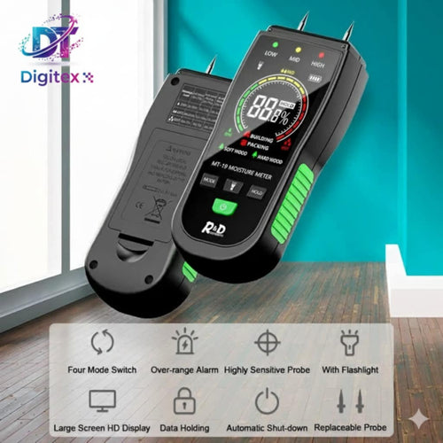 Medienos ir sienų drėgmės matuokliai / higrometrai