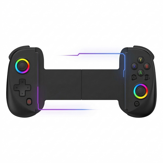 VILCORN D8 Dual Hall RGB Gaming Controller – Telescopic Bluetooth Gamepad for Android, Switch, PS4, PC & Streaming
