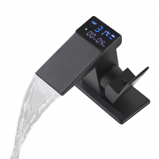 Smart LED Temperature Display Basin Faucet