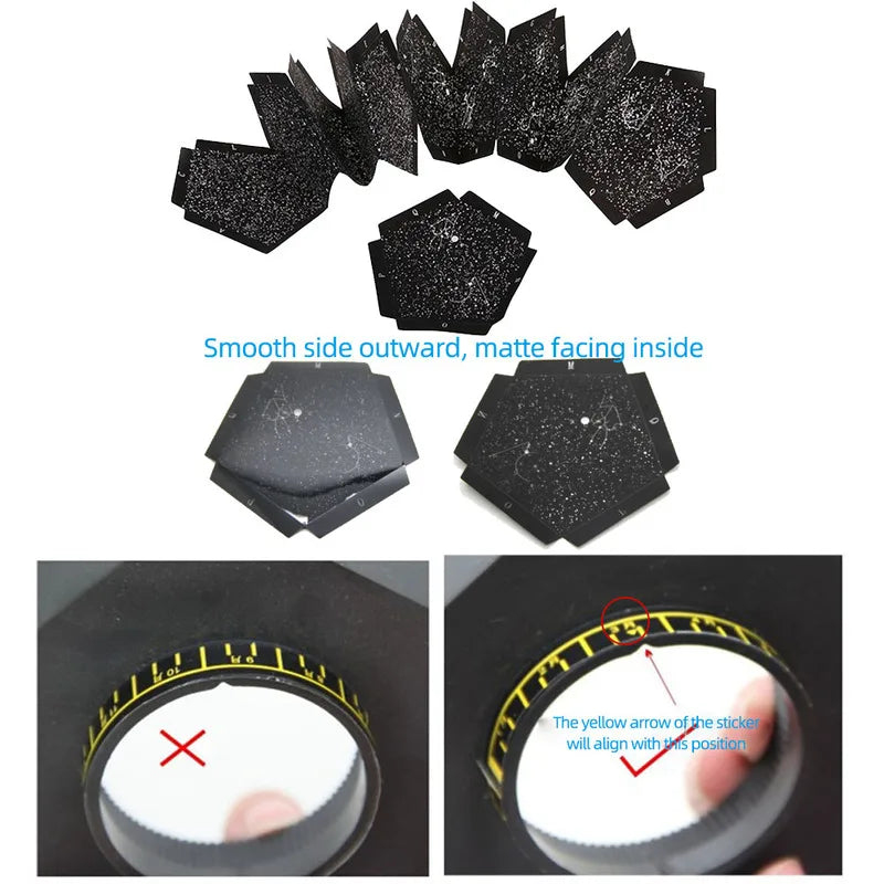 3D Ночник «Звездное небо» LED Романтическая лампа в виде звездного неба, космическая проекция для детей, подарок для дома и вечеринки