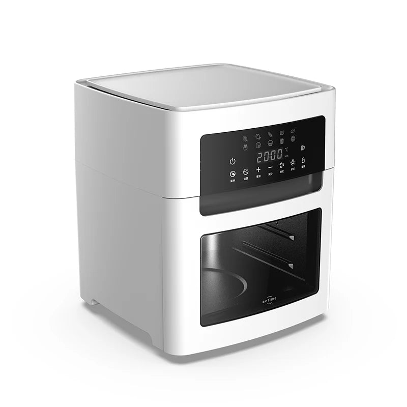 1400 W 9 viename namų naudojimui skirta gamintojo oro gruzdintuvė, 15 l nerūdijančio plieno „Ayr“ gruzdintuvė, konvekcinė krosnelė be aliejaus