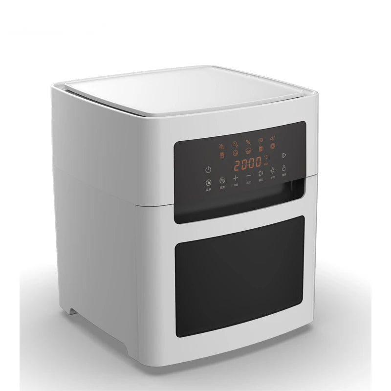 1400 W 9 viename namų naudojimui skirta gamintojo oro gruzdintuvė, 15 l nerūdijančio plieno „Ayr“ gruzdintuvė, konvekcinė krosnelė be aliejaus