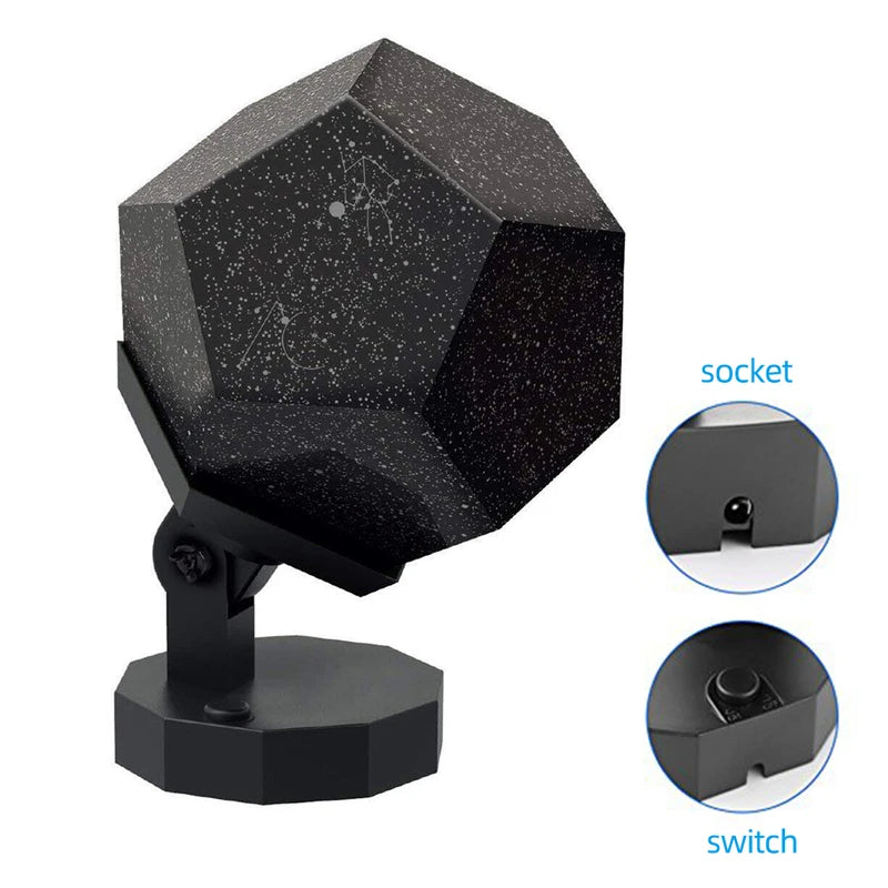 3D Ночник «Звездное небо» LED Романтическая лампа в виде звездного неба, космическая проекция для детей, подарок для дома и вечеринки