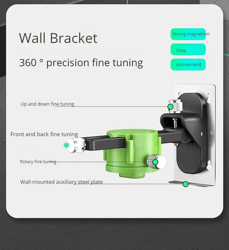 16 Lines Laser Level Green Line SelfLeveling 360 Horizontal And Vertical Professional Building Mini Laser Level