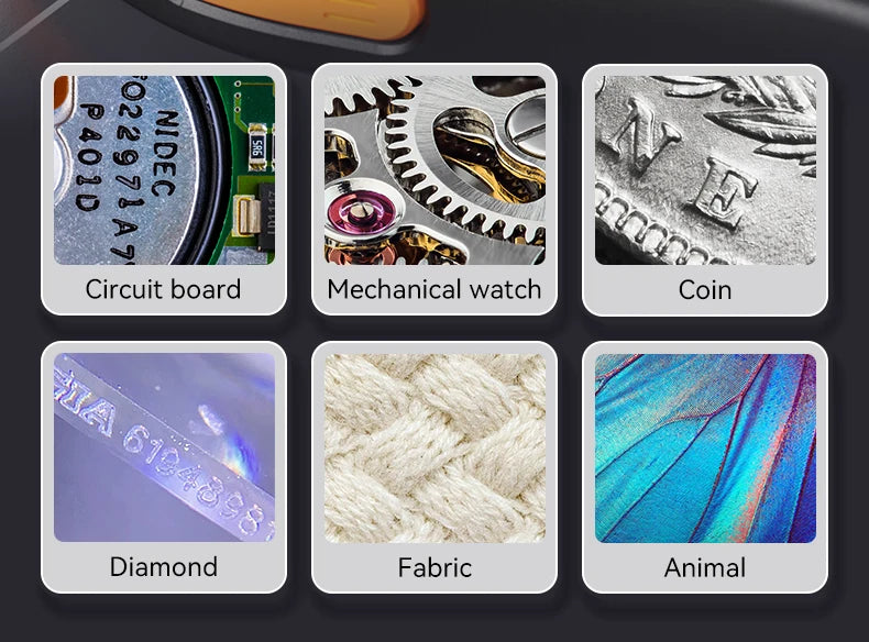 2.0inch 500X Digital Microscope 1080P Video Coin Microscopio with Magnifying Glass Wiht 8Leds for Electronics Repair