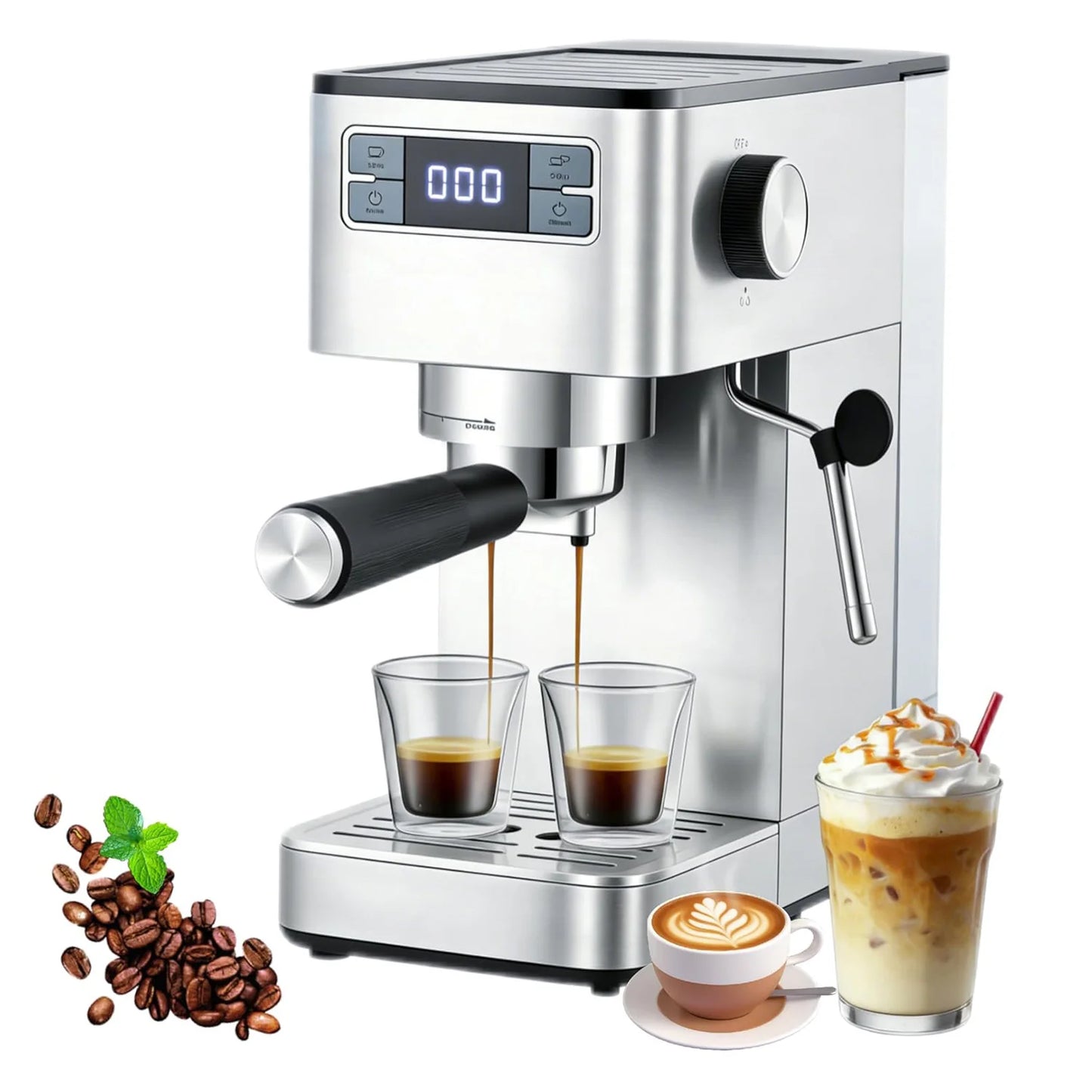 20-Bar Espresso Coffee Machine 1450W