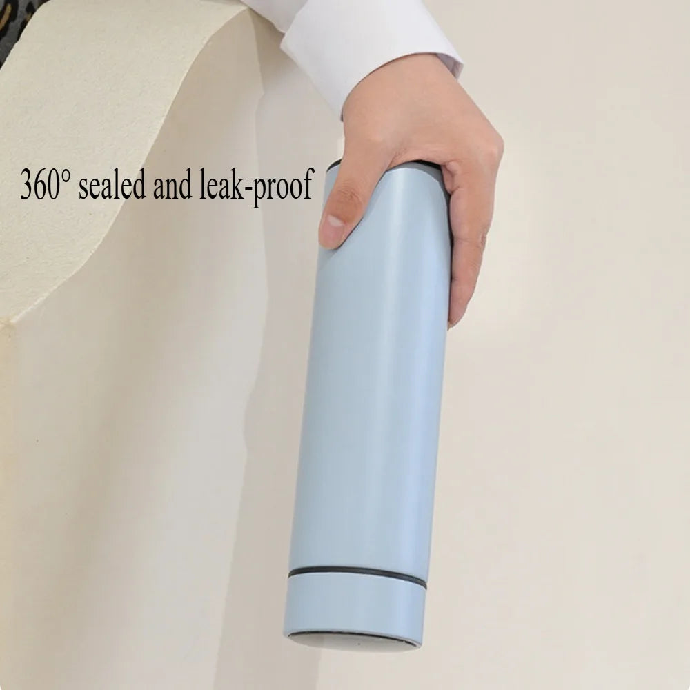 200 Mini Thermos Smart Temperature Display Tea Cup with Tea Maker and Leak-proof Lid Portable Travel Cup Hot Drink Tea Thermos