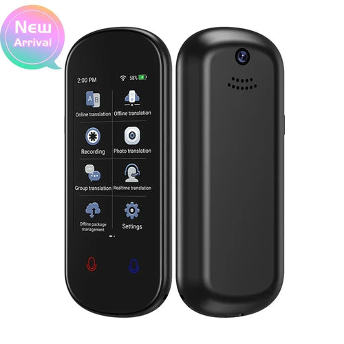 2025 m. naujas dirbtinio intelekto išmanusis balso vertėjas, 138 kalbos, nešiojamas, palaikantis „WiFi“, „Full 3D“ jutiklinį ekraną, nuotraukų įrašymą neprisijungus, vertimą