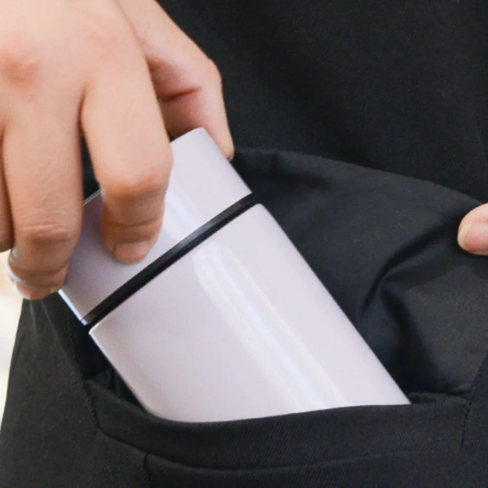 200 Mini Thermos Smart Temperature Display Tea Cup with Tea Maker and Leak-proof Lid Portable Travel Cup Hot Drink Tea Thermos