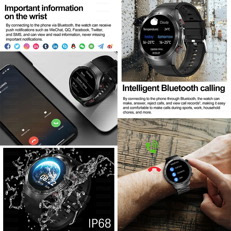 2026 m. naujas neinvazinis lazerinis gydymas, trijų aukštų išmanusis laikrodis, safyro ekranas, kraujo riebalai, šlapimo rūgštis, EKG, sveikatos diagnozė, išmanusis laikrodis