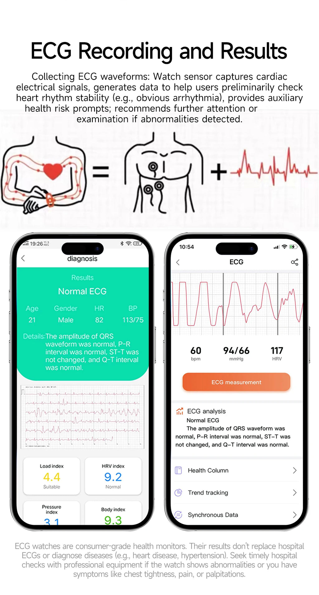 2026 m. Naujas dirbtinio intelekto mokslas Diagnostika EKG Sveikata Išmanusis laikrodis Vyrams Kraujospūdis Lipidai Šlapimo rūgštis Lazerinė terapija Sveikata Išmanioji apyrankė Vyrams