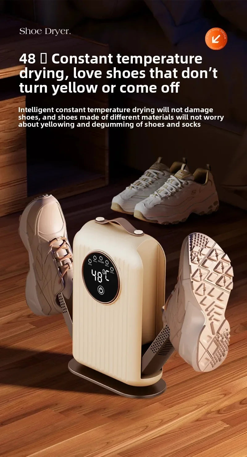 2025 NEW Electric Footwear Dryer: For Shoes & Boots, Quick Dry, Deodorizer, Waterproof, with Timer & 48℃ Constant Temperature