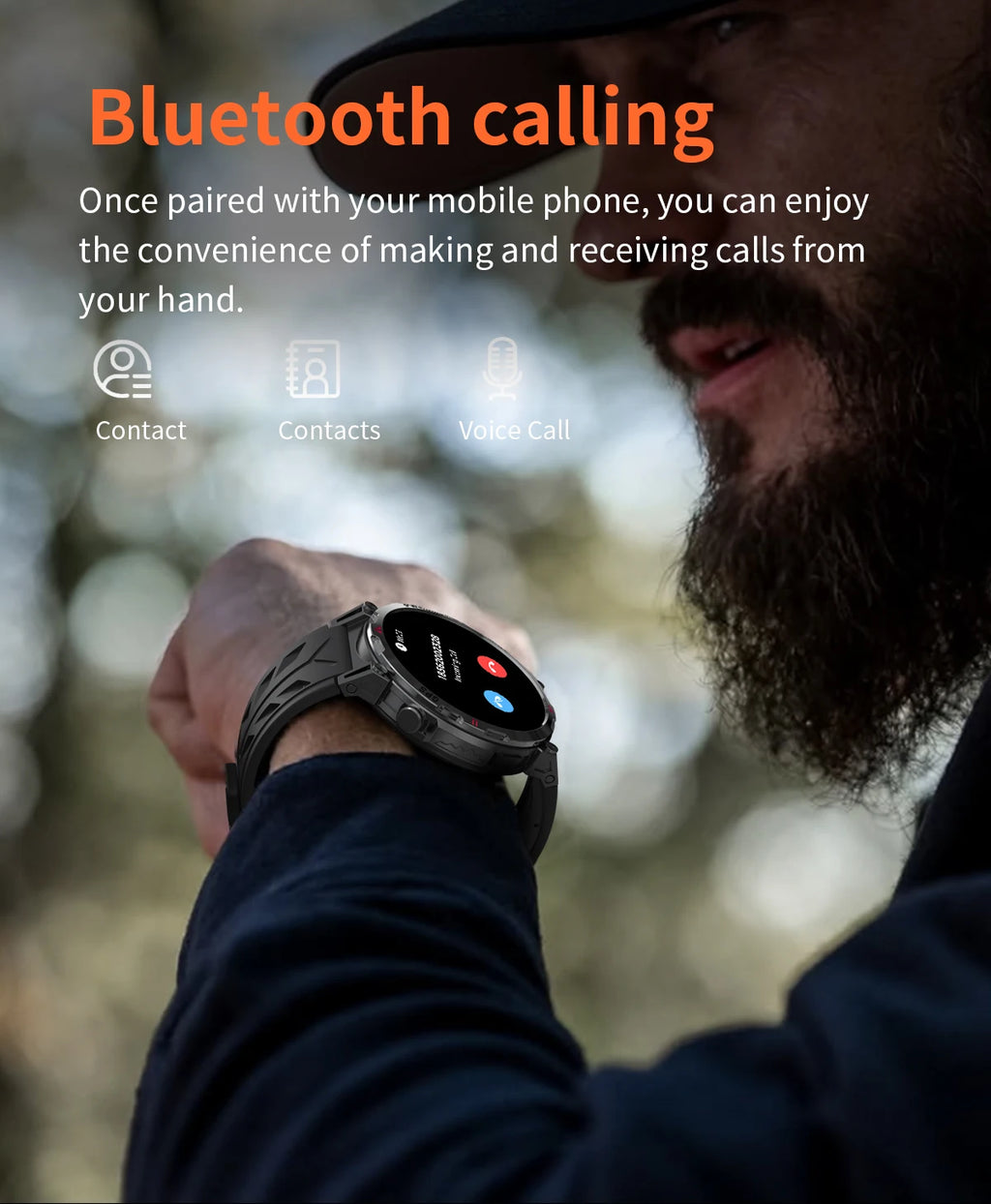 2026 m. Naujas „T-REX 3“ GPS sportinis išmanusis laikrodis vyrams, kompasas, 10 ATM, atsparus vandeniui, 24/7 sveikatos stebėjimas, pokalbiai, GPT, „Bluetooth“ skambučiai, išmanusis laikrodis