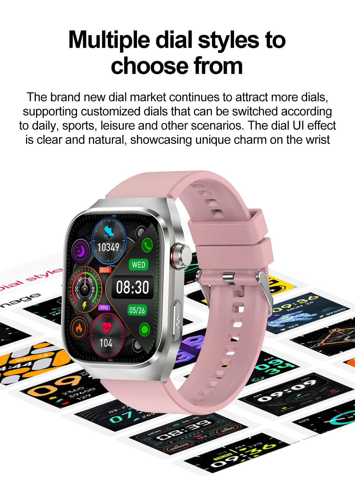 2025 m. naujas išmanusis laikrodis, 2,04 colio AMOLED ekranas, „Bluetooth“ skambučiai, IP68 atsparumas vandeniui, 650 mA, sportiniai išmanieji laikrodžiai vyrams, „Android“, karinio lygio