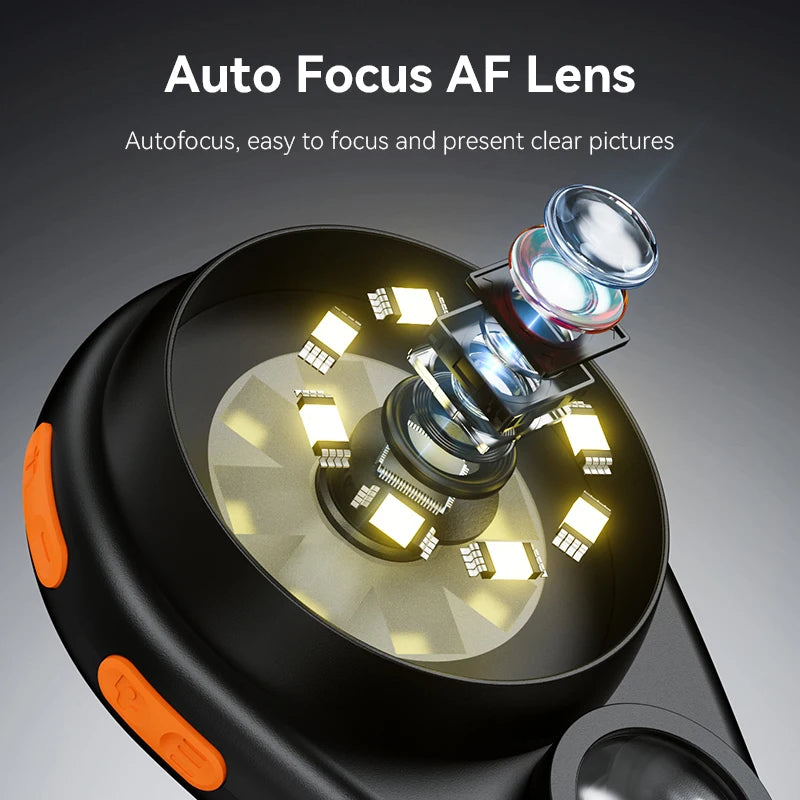 2.0inch 500X Digital Microscope 1080P Video Coin Microscopio with Magnifying Glass Wiht 8Leds for Electronics Repair