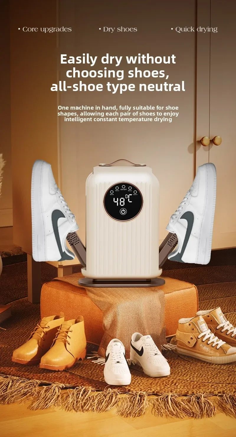 2025 NEW Electric Footwear Dryer: For Shoes & Boots, Quick Dry, Deodorizer, Waterproof, with Timer & 48℃ Constant Temperature