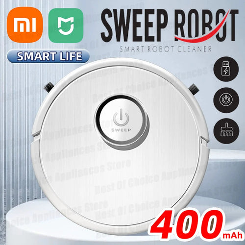 „Xiaomi“ naujas 3 viename belaidis dulkių siurblys, galingas siurbimo šlavimas ir dulkių siurbimas, išmanusis šlavimo robotas namams, skirtas plaukams ir kietoms grindims