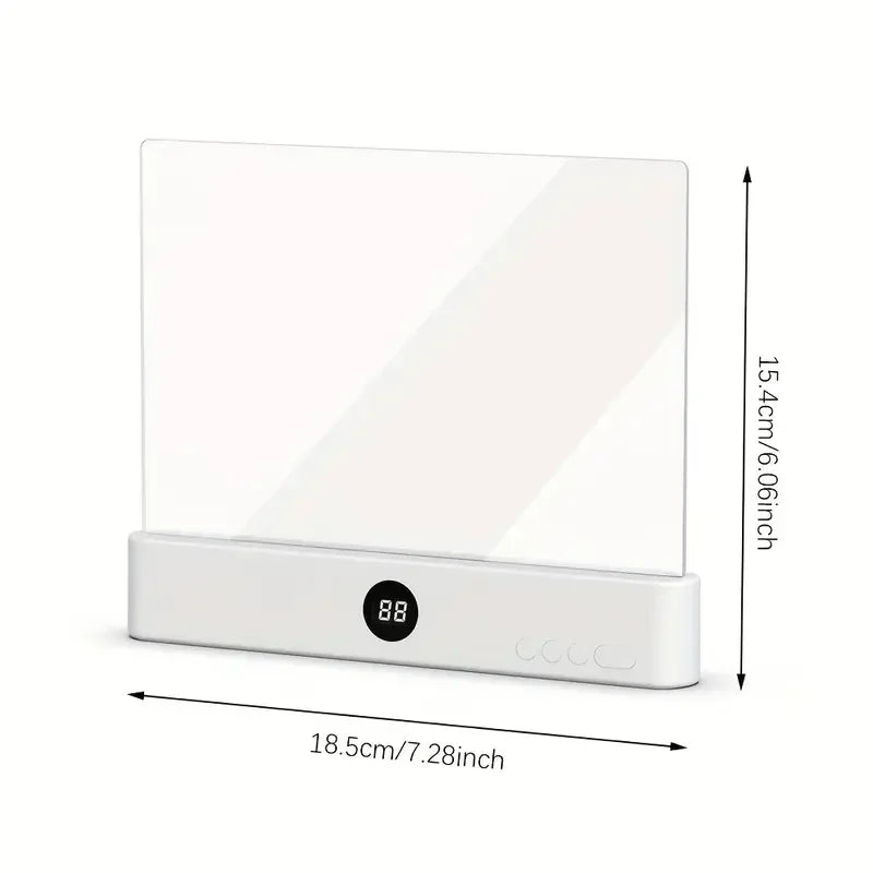 1 шт. Светодиодный плоский светильник ночного видения для чтения, защиты глаз, ночник для студентов, креативный светодиодный светильник для книг, обеспечивающий уход за глазами.