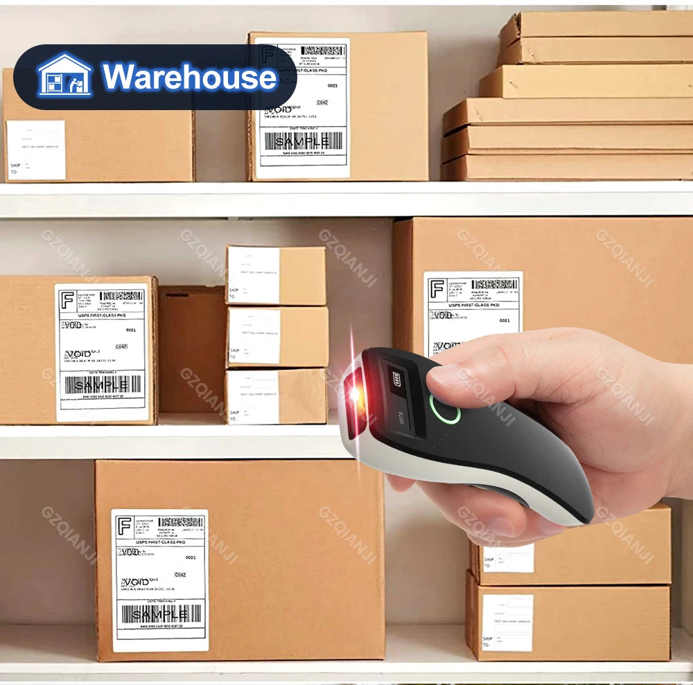 2D Barcode Scanner Mini 3-in-1 Usb Bluetooth 2.4G Wireless Portable 1D 2D QR Code Data Matrix PDF417 Reader & Storage Function