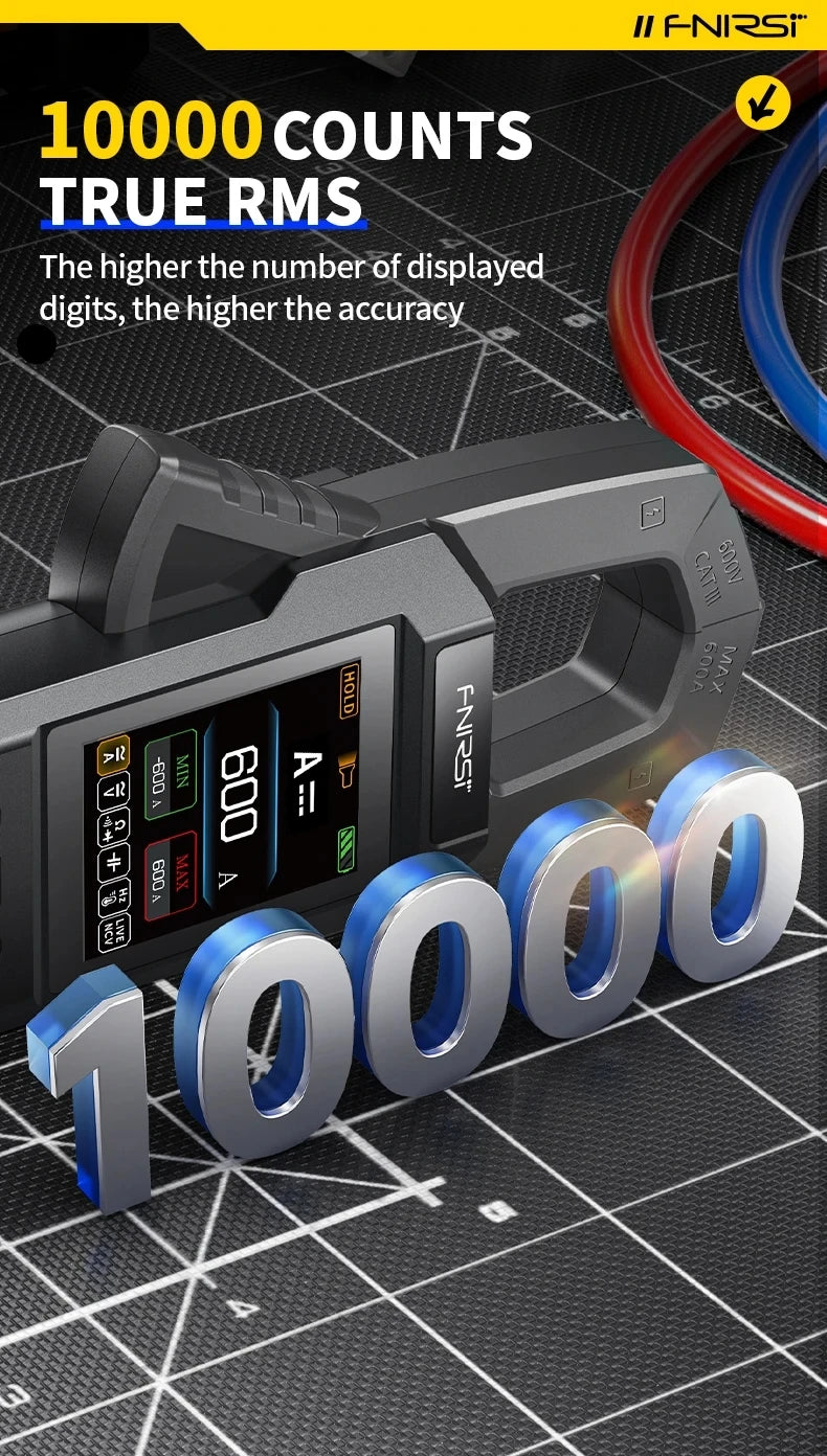 Smart Digital Clamp Multimeter DMC-100 – 10000 Counts True Measurement Tool
