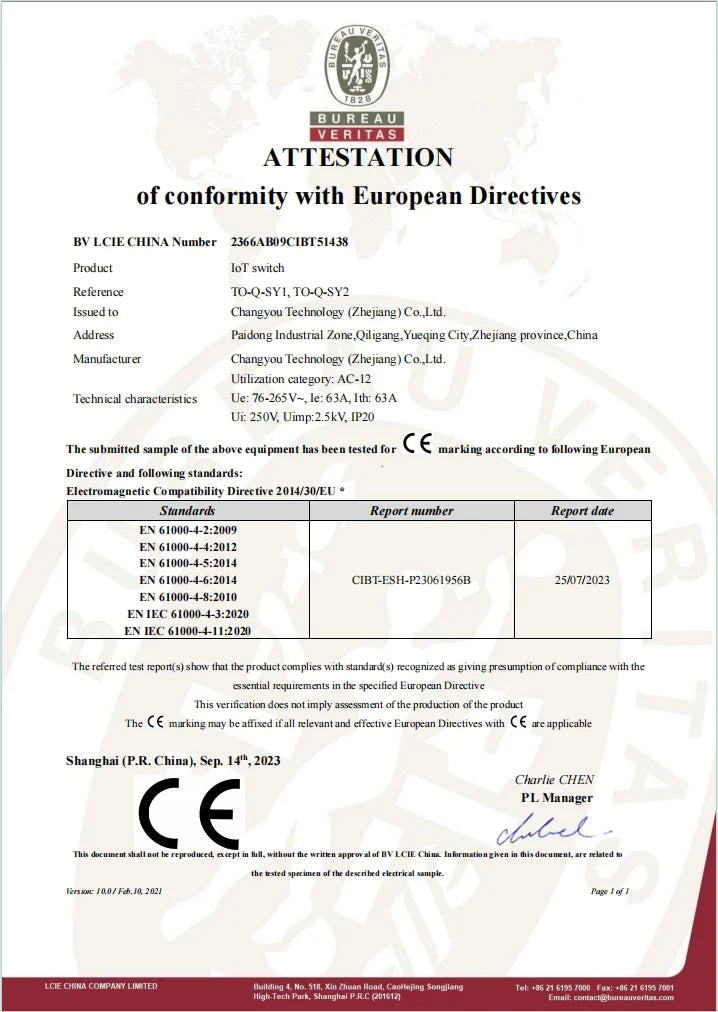 Smart WiFi DIN Rail Circuit Breaker – Energy Monitoring & Remote Control