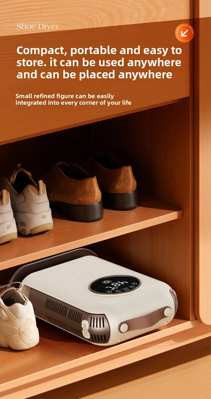 2025 NEW Electric Footwear Dryer: For Shoes & Boots, Quick Dry, Deodorizer, Waterproof, with Timer & 48℃ Constant Temperature
