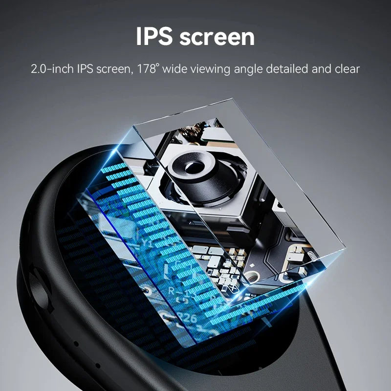 2.0inch 500X Digital Microscope 1080P Video Coin Microscopio with Magnifying Glass Wiht 8Leds for Electronics Repair