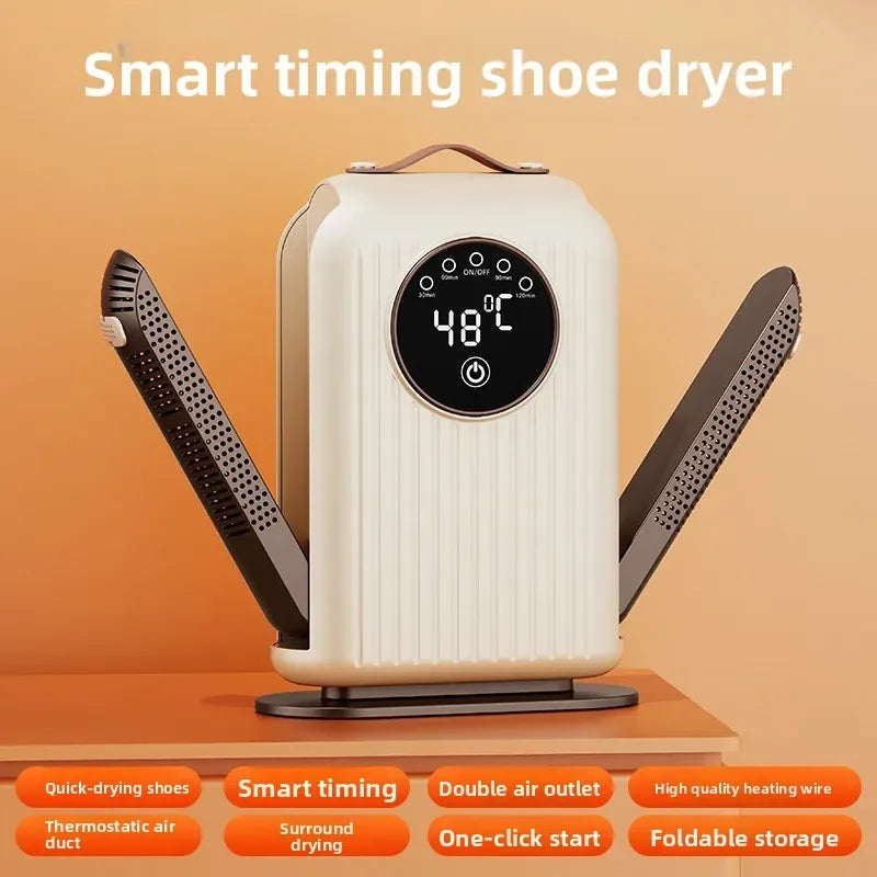 2025 NEW Electric Footwear Dryer: For Shoes & Boots, Quick Dry, Deodorizer, Waterproof, with Timer & 48℃ Constant Temperature