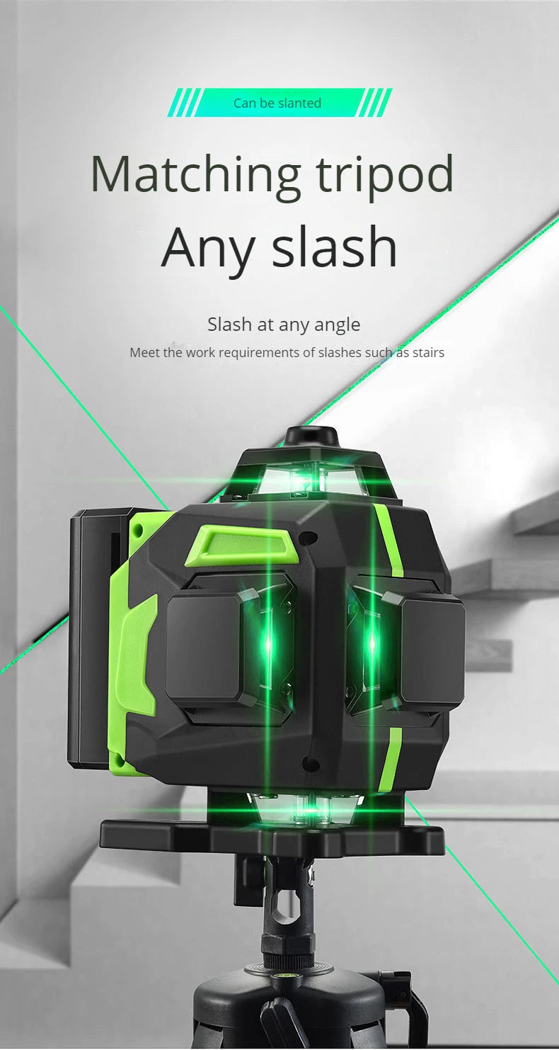 16 Lines Laser Level Green Line SelfLeveling 360 Horizontal And Vertical Professional Building Mini Laser Level