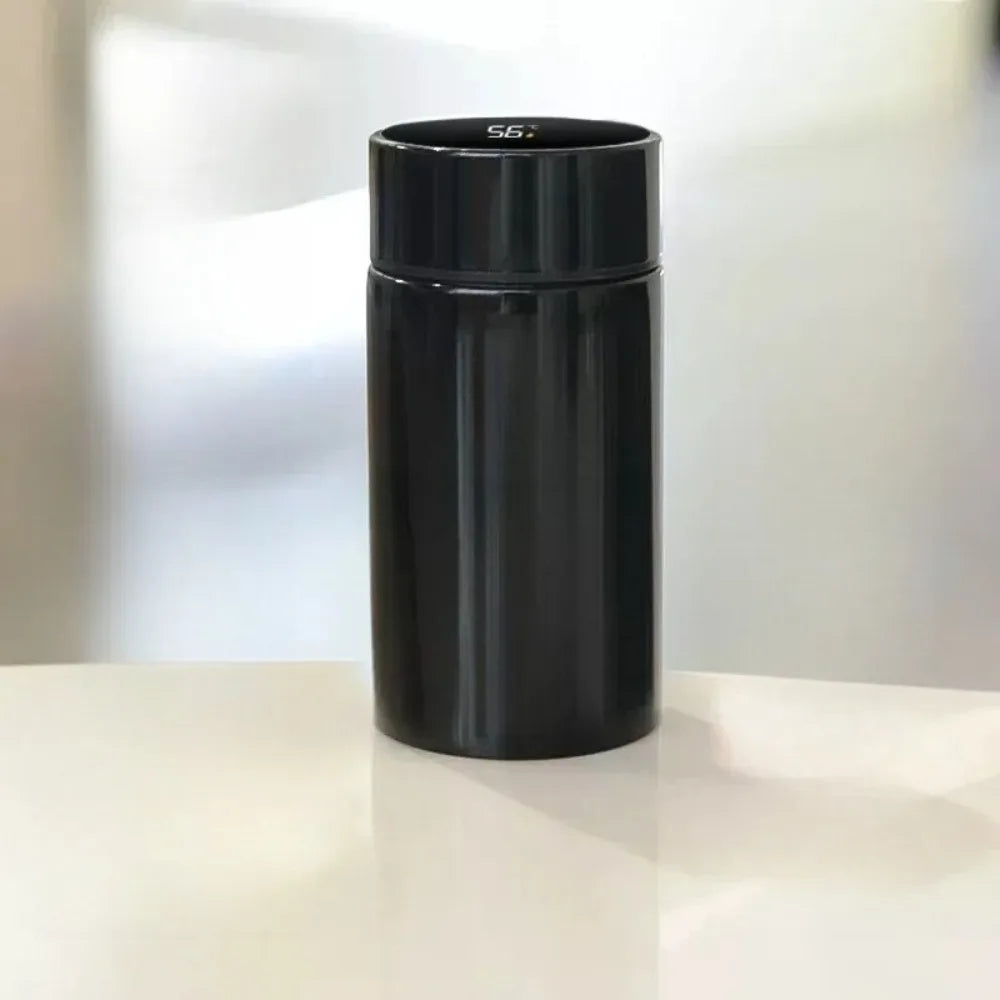 200 Mini Thermos Smart Temperature Display Tea Cup with Tea Maker and Leak-proof Lid Portable Travel Cup Hot Drink Tea Thermos