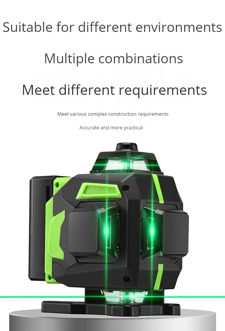 16 Lines Laser Level Green Line SelfLeveling 360 Horizontal And Vertical Professional Building Mini Laser Level