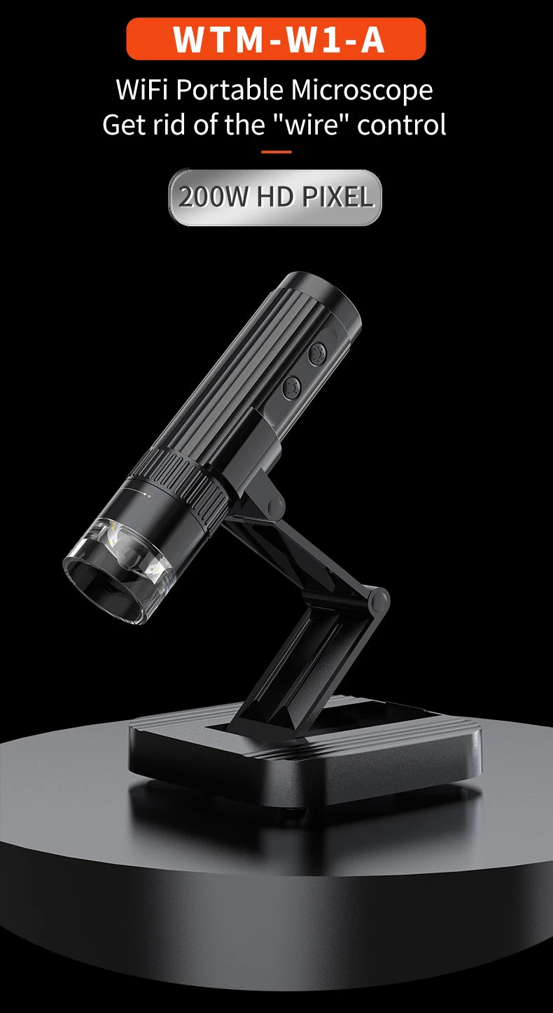 1000X Magnification Digital Microscope 1080p USB Electron Microscopios 8 LED Light Video Photo for Electronics Repair PCB PC