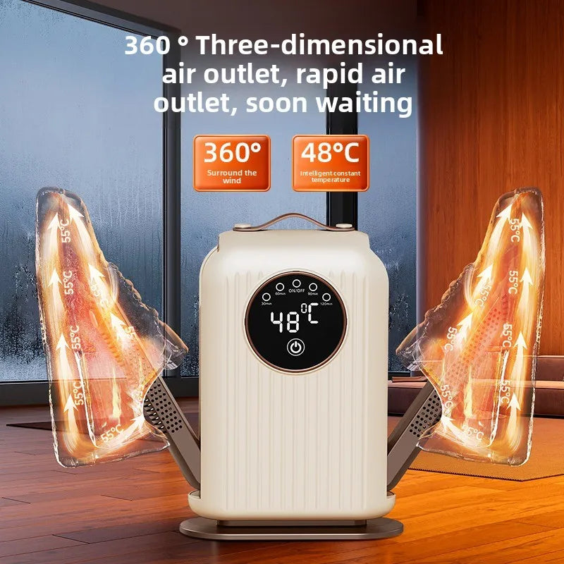 2025 NEW Electric Footwear Dryer: For Shoes & Boots, Quick Dry, Deodorizer, Waterproof, with Timer & 48℃ Constant Temperature