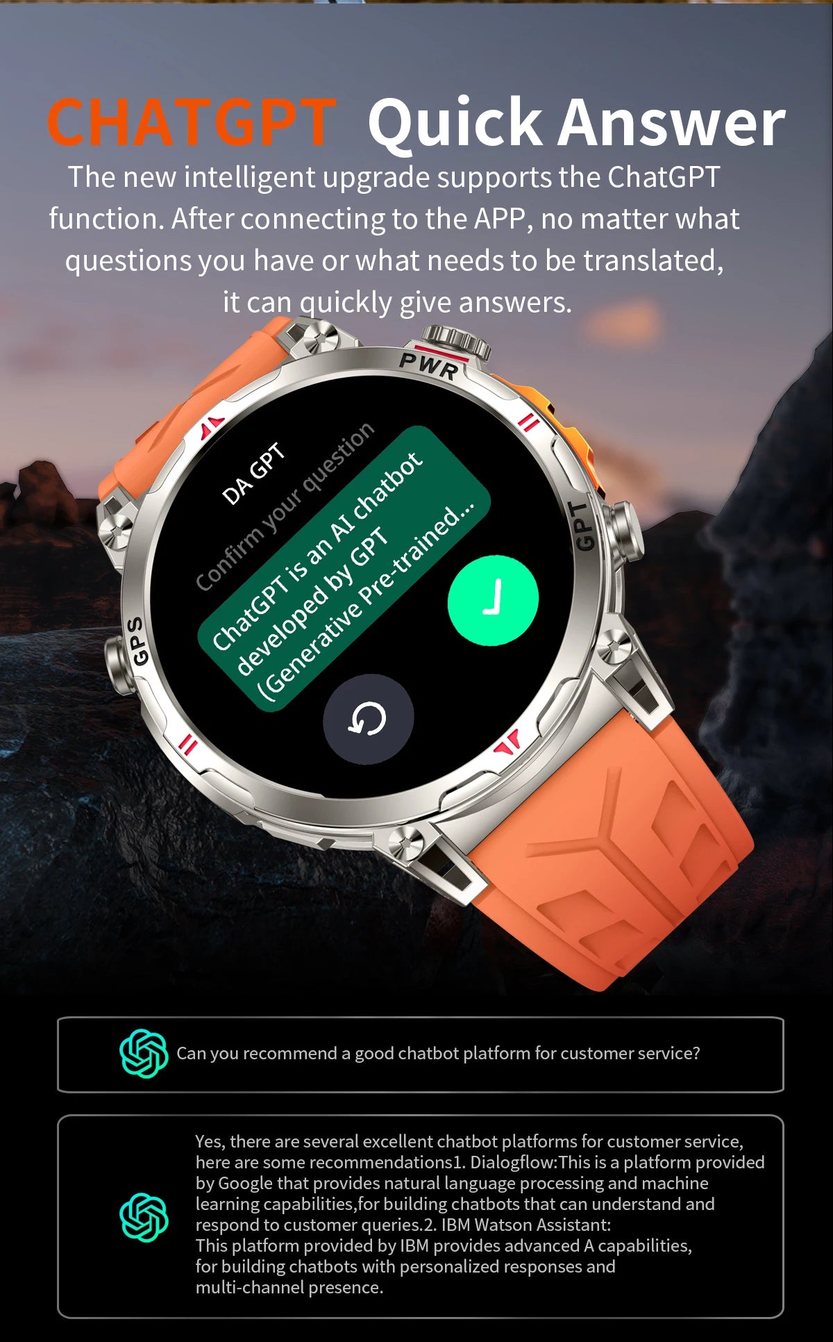 2026 m. Naujas „T-REX 3“ GPS sportinis išmanusis laikrodis vyrams, kompasas, 10 ATM, atsparus vandeniui, 24/7 sveikatos stebėjimas, pokalbiai, GPT, „Bluetooth“ skambučiai, išmanusis laikrodis