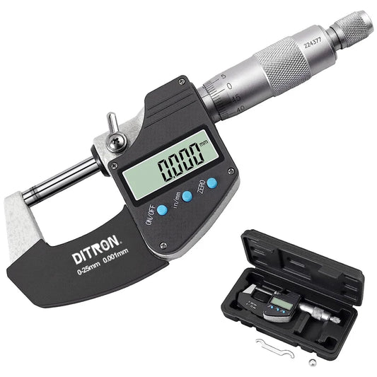 0–25mm Digital Micrometer – High Precision Electronic Outside Micrometer (0.001mm Accuracy)