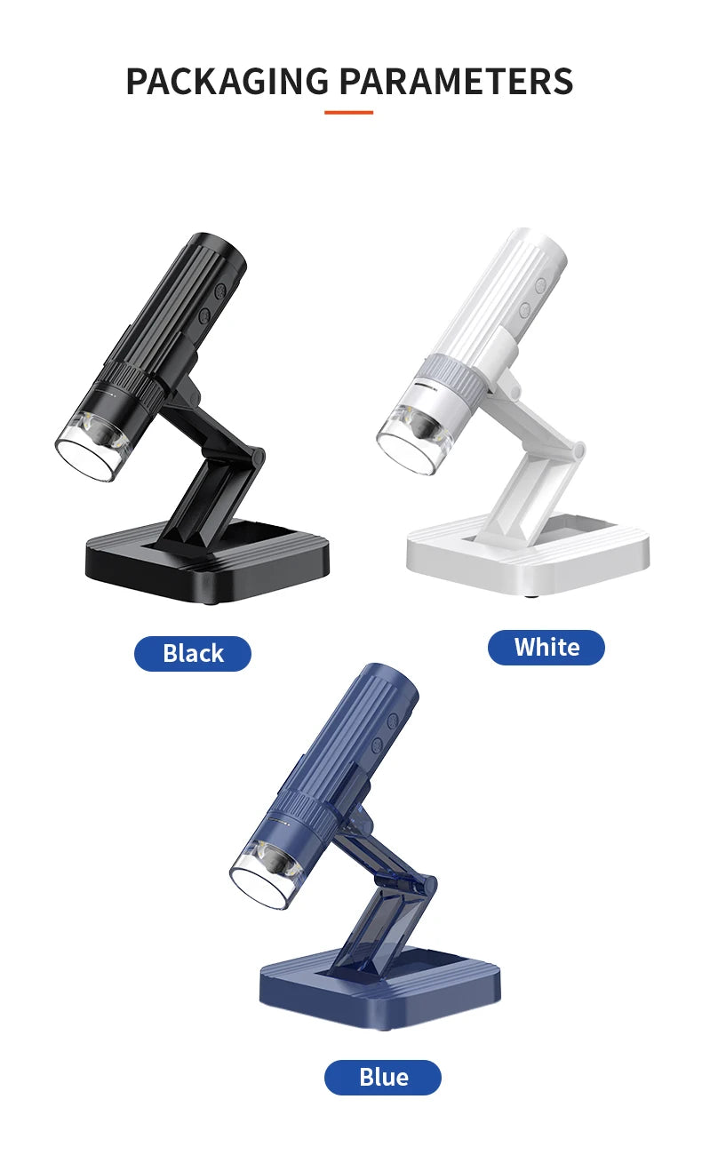 1000X Magnification Digital Microscope 1080p USB Electron Microscopios 8 LED Light Video Photo for Electronics Repair PCB PC