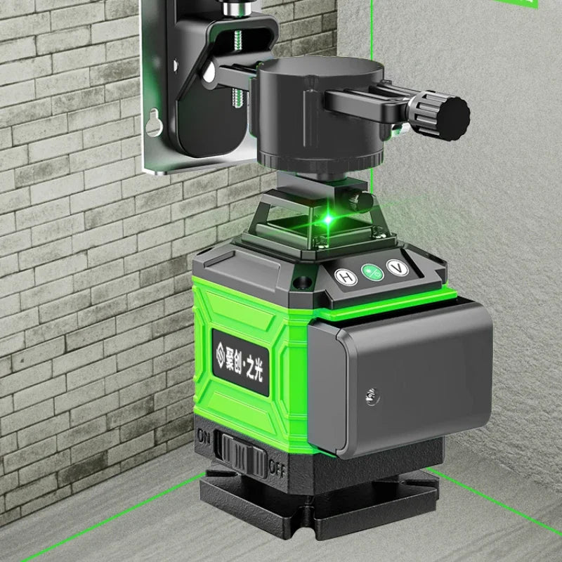 3D/4D nivel a laser 12/16 Lines Laser Level 3° Self-leveling Machine Battery Leveling Tool Vertical Horizontal Lazer Levels