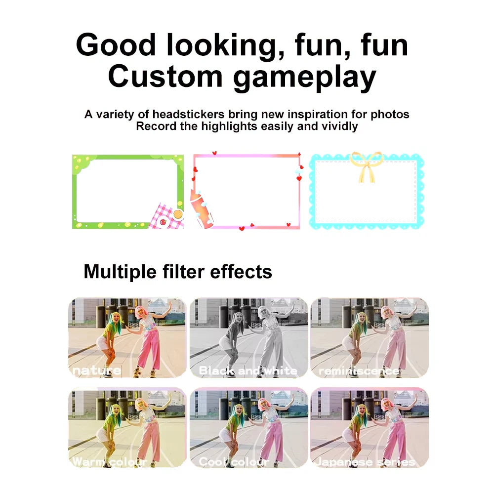 4K Digital Camera 48MP Kid Camera Autofocus Vlogging Camera 2.4inches Flip the screen 180 ° for Kid Adult Beginners Portable Cam