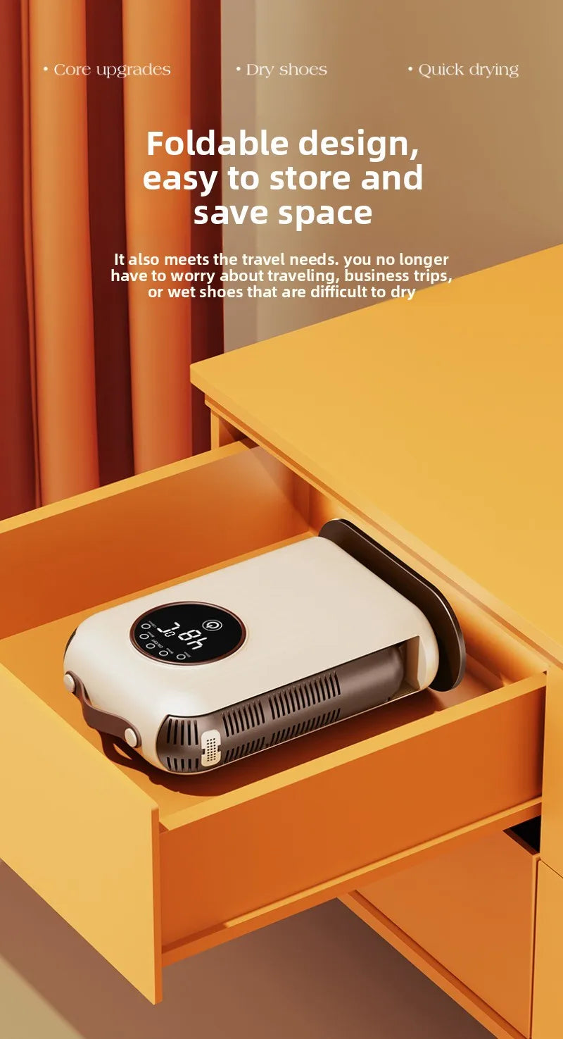 2025 NEW Electric Footwear Dryer: For Shoes & Boots, Quick Dry, Deodorizer, Waterproof, with Timer & 48℃ Constant Temperature