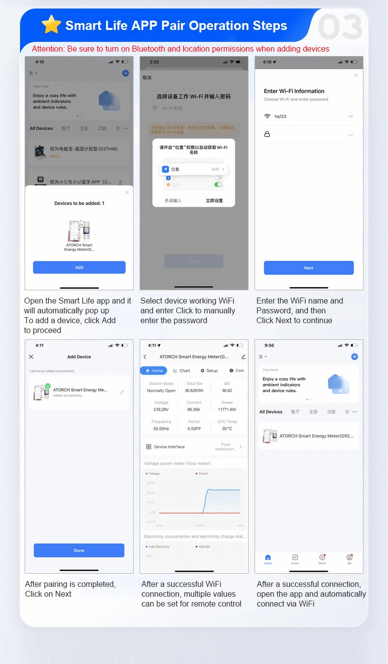 100A „Tuya WiFi“ DIN bėgelio galios ir energijos skaitiklis AC50–320V išmanusis elektros energijos skaitiklis skaitmeninis ekranas su įtampos kreive ir ampermetras GR2PW
